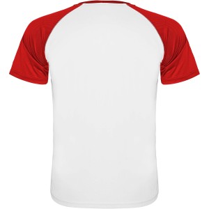 Indianapolis rvid ujj uniszex sportpl, white, red (T-shirt, pl, kevertszlas, mszlas)