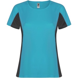 Shanghai rvid ujj ni sportpl, turquois, dark lead (T-shirt, pl, kevertszlas, mszlas)